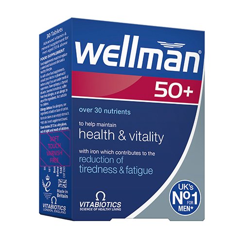 Supplements for seniors Wellman 50+ Tablets, N30 | Mano Vaistinė