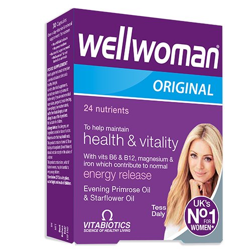 Food supplements for women Wellwoman Original Capsules, N30 | Mano Vaistinė