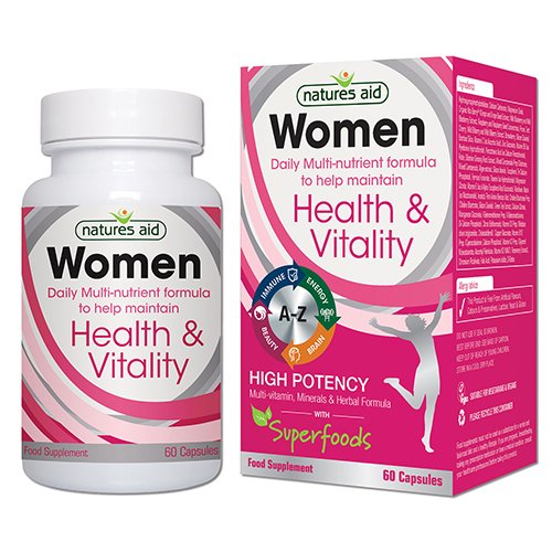 women daily multi nutrient formula kapsules n60