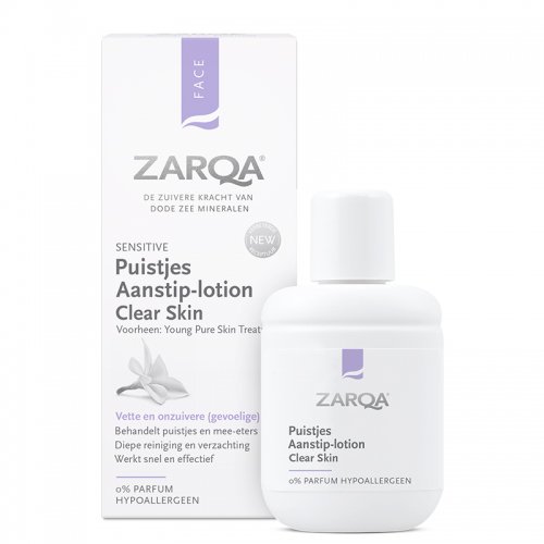 zarqa clear skin pimples spot losjonas 20ml 1