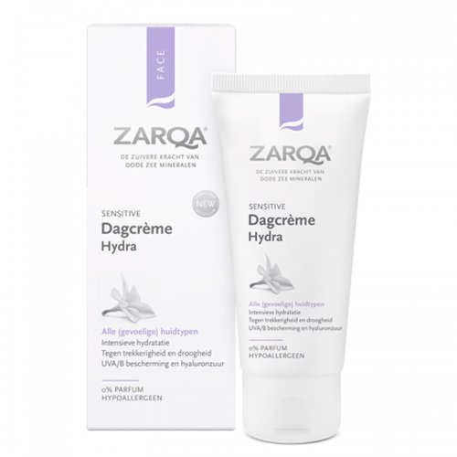 ZARQA Sensitive drėkinamasis veido kremas 50ml | Mano Vaistinė