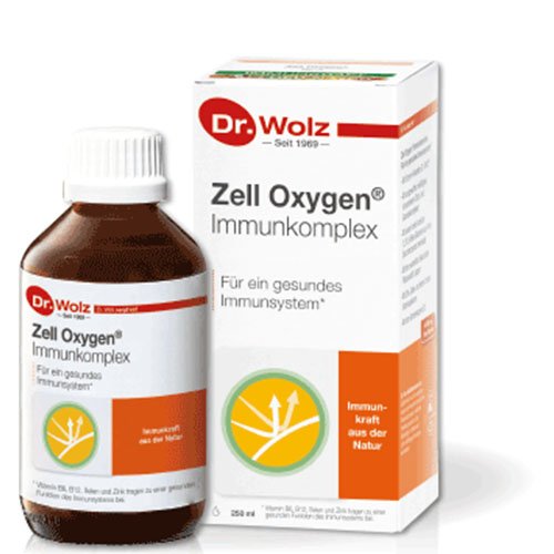 Mielių maisto papildas imunitetui palaikyti Dr. Wolz Zell Oxygen Immunkomplex 250ml | Mano Vaistinė