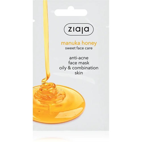 Veido kaukė nuo aknės ZIAJA MANUKA HONEY, 7 ml | Mano Vaistinė