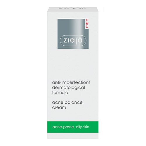 ZIAJA MED anti-imperfections veido kremas nuo spuogų 50 ml | Mano Vaistinė