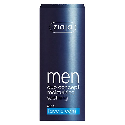 Veido kremas ZIAJA MEN, SPF 6, 50 ml | Mano Vaistinė