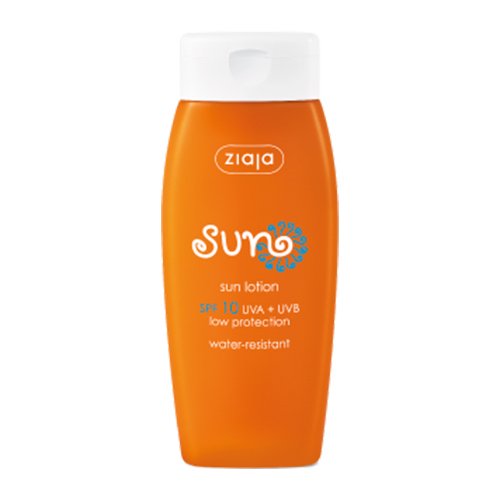 Apsauga nuo saulės ZIAJA Sun Line vandeniui atsparus losjonas nuo saulės SPF 10, 150 ml | Mano Vaistinė