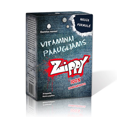 Maisto papildas paaugliams Zippy vitaminai paaugliams, tabletės N30 | Mano Vaistinė