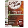 Color & Soin ilgalaikiai  plaukų dažai (9R), 135 ml