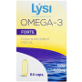  Žuvų taukai Lysi Omega-3 Forte kapsulės, N64