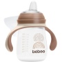 Gertuvė su silikoniniu snapeliu 6+ mėn BABOO, 260 ml