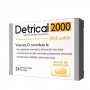 Vitaminas D, apelsinų skonio pastilės DETRICAL 2000IU, 24 vnt.