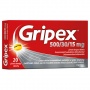 Gripex 500/30/15mg plėvele dengtos tabletės N20