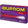 Skausmui, karščiavimui, uždegimui IBUPROM 400 mg, 20 tab.