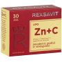 Cinkas + vitaminas C REXSAVIT LIPO, 30 kaps.
