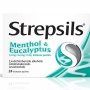 Strepsils pastilės su mentoliu ir eukaliptu, N24