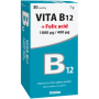 VITA B12 1mg + Folio rūgštis 400mcg N30