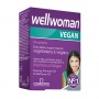 Vegetarėms ir veganėms WELLWOMAN VEGAN, 60 tab.