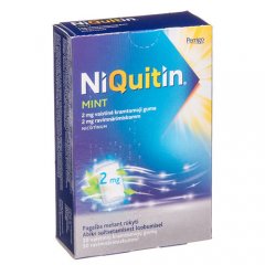 NiQuitin Mint 2mg vaistinė kramtomoji guma N30