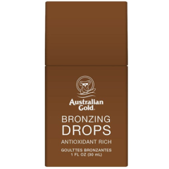 Savaiminio įdegio bronziniai lašiukai  AUSTRALIAN GOLD BRONZING DROPS, 30 ml