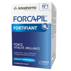 Forcapil kapsulės plaukams ir nagams, N60
