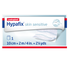 Pleistras ritinėlyje (10 cm x 2 cm), jautriai odai LEUKOPLAST HYPAFIX