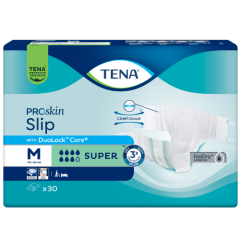 Anatominės sauskelnės TENA SLIP SUPER M, 30 vnt.