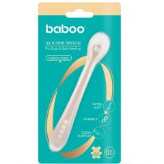 BABOO silikoninis šaukštelis, 6+ mėn, Au Naturale