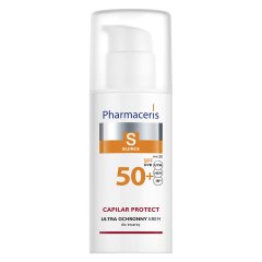 Apsauginis veido kremas PHARMACERIS S CAPILAR&SUN SPF50+, 50 ml