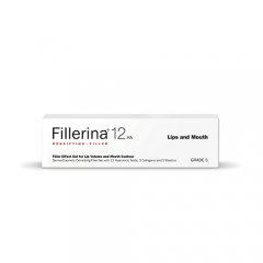 Dermatologinis gelinis užpildas lūpų sričiai FILLERINA 12 HA, 5 lygis, 7 ml