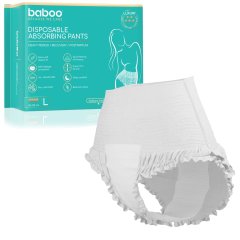 Vienkartinės sugeriančios kelnaitės, BABOO, L dydis, 5 vnt.