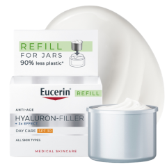 Eucerin Hyaluron-Filler + 3x Effect dieninis kremas SPF 30, papildymas 50ml, 99542