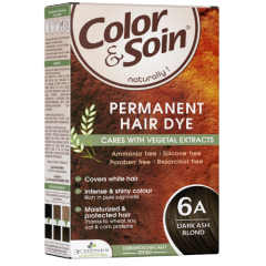 Ilgalaikiai plaukų dažai COLOR & SOIN tamsi pelenų blondinė, (6A), 135 ml Ilgalaikiai plaukų dažai COLOR & SOIN tamsi pelenų blondinė, (6A), 135 ml