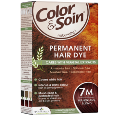 Ilgalaikiai plaukų dažai COLOR & SOIN, raudonmedžio blondinė (7M), 135 ml Ilgalaikiai plaukų dažai COLOR & SOIN, raudonmedžio blondinė (7M), 135 ml