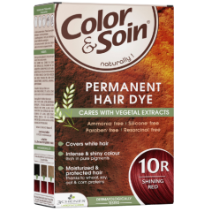 Ilgalaikiai plaukų dažai COLOR & SOIN, ryški raudona (10R), 135 ml Ilgalaikiai plaukų dažai COLOR & SOIN, ryški raudona (10R), 135 ml