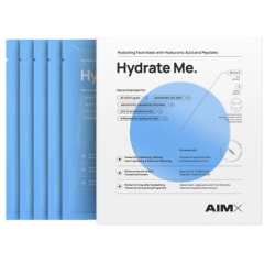 Drėkinanti veido kaukė su peptidais AIMX HYDRATE ME, 5 vnt.