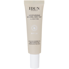 Drėkinamasis veido kremas su atspalviu IDUN MINERALS SKIN TINT  SPF 30, (Nr. 1417,Light Neutral), 27 ml