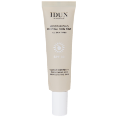 Drėkinamasis veido kremas su atspalviu IDUN MINERALS SKIN TINT SPF 30, (Nr. 1418, Light/Medium Neutral), 27 ml