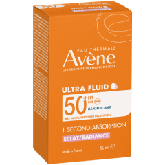 Veido fluidas nuo saulės AVENE SUN ULTRA RADIANT SPF50+, 50 ml 