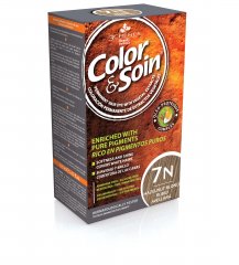 Color & Soin ilgalaikiai natūralūs plaukų dažai (7N), 135 ml