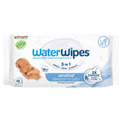 Drėgnos servetėlės kūdikiams WATERWIPES, 48 vnt.