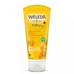 Šampūnas ir prausiklis WELEDA CALENDULA BABY, 200ml