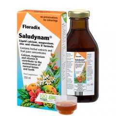 Floradix Saludynam Ca+ Mg+ Zn+ D3 250ml