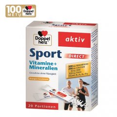 Doppelherz aktiv Sport Direct mikrogranulės paketėliuose N20