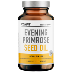 Hormonų balansui ir priešmenstruaciniams simptomams ICONFIT PRIMROSE SEED OIL 90 kaps.