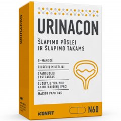 Šlapimo pūslei ir šlapimo takams ICONFIT URINACON, 60 kaps.