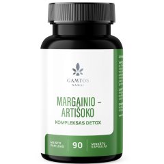 Margainio ir artišoko kompleksas DETOX, 90 kaps.