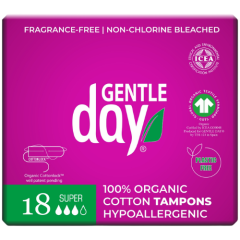 Tamponai GENTLE DAY SUPER, 18 vnt.