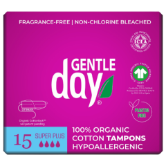 Tamponai GENTLE DAY SUPER PLUS, 15 vnt.