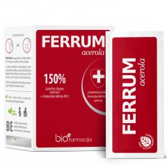 Geležis su vitaminu C FERRUM ACEROLA, 28 vnt.