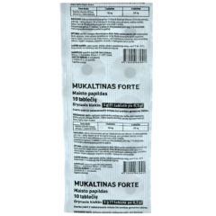 ELEVITA MUKALTINAS FORTE, 50 mg, 10 tablečių
